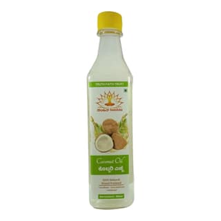 Pure Coconut Oil 100% Natural OIL WOOD PRESSED COLD PRESSED UNFILTERED (500ML )