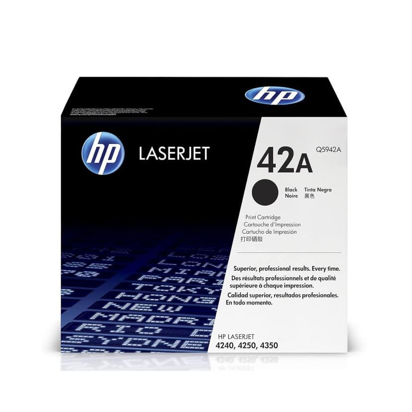 HP 42A Black Original LaserJet Toner Cartridge (Q5942A) view 2