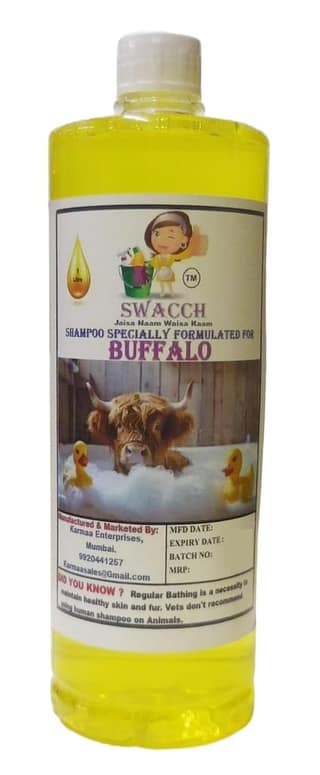 Swacch Shampoo Specially Formulated for Buffalo (1 Litre) Lemon
