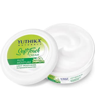 Yuthika Aloe Moisture Light Moisturizer for Face, Hand, Body, Dry Skin Moisturizer Cream for All Skin Types - 100ml