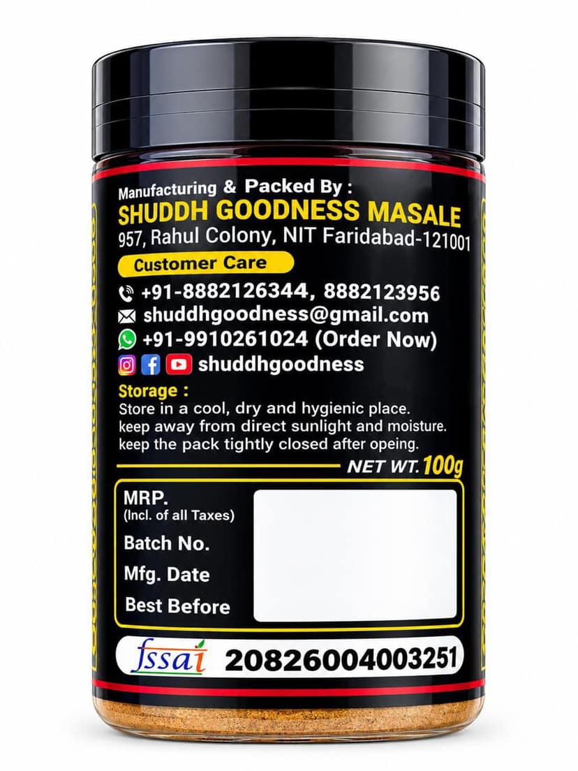 Shuddh Goodness Garam Masala Powder 100g view 2