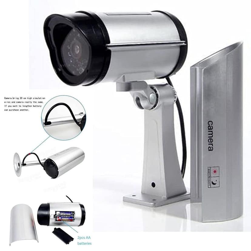 Wireless Security CCTV False Outdoor Fake Dummy Piece IR Camera view 4