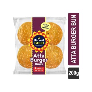 Harvest Gold Atta Burger Bun