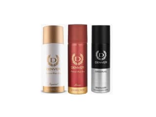 Denver Imperial + Honour + Black Code Nano Deodorant - 3 x 50ml