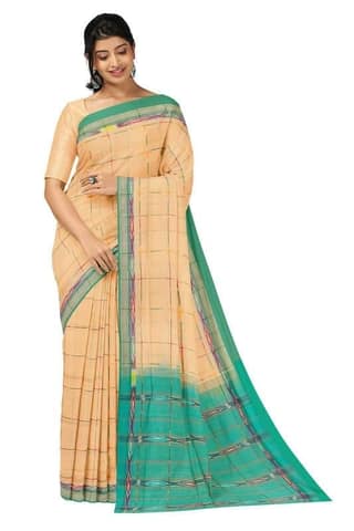 APCO Handloom (A Andhra Pradesh Govt Emporium)- Women's Traditional Pure Handloom Dulla Cotton Saree | DCS0001