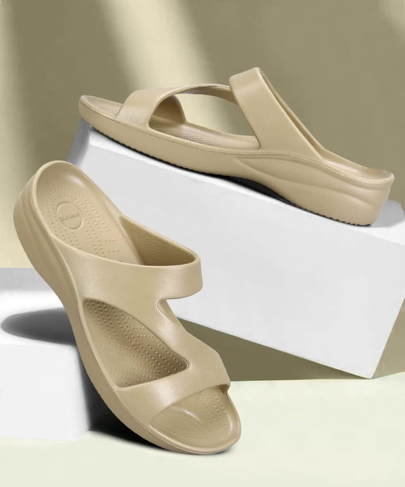 Paragon Women's Lightweight, Washable and Durable Beige Slippers for Everyday Use view 7
