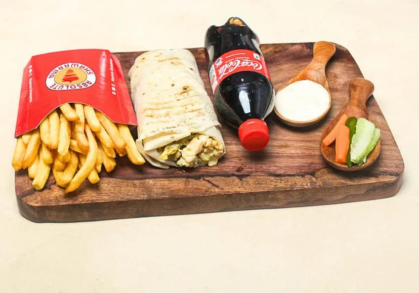 Rumali Arabian Chicken Shawarma Combo