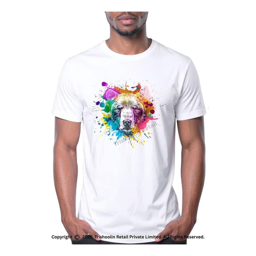 Trishoolin T-Shirt Design 10274MB | Regular Fit | Crew Neck / Round Neck Half Sleeve | Pack of 1