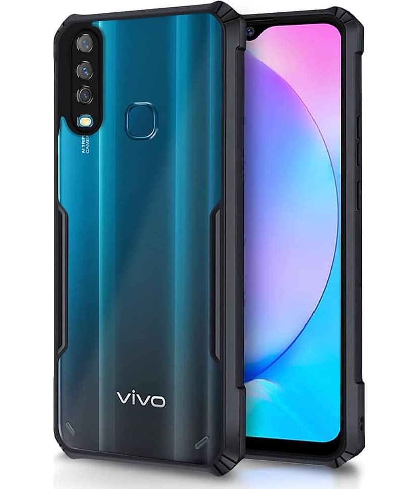 ZAMN Shock Proof Case Compatible For Polycarbonate Vivo Y12 ( )