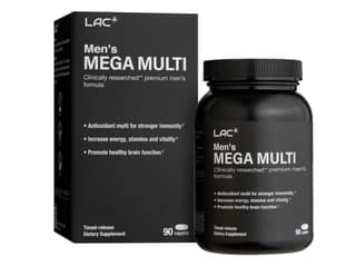 LAC Mens Mega Multi w/Vit K 90caplets