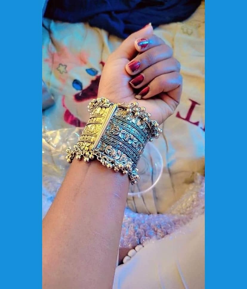 Samridhi DC Silver Cuff ( Pack of 1 )
