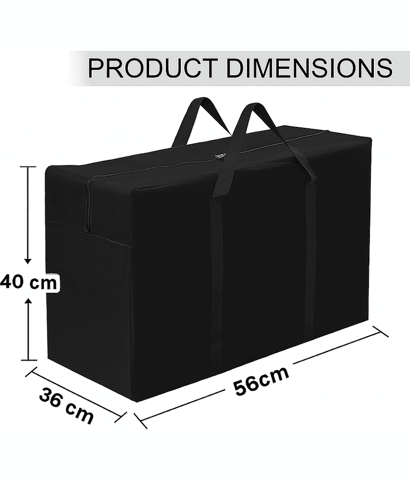 Waji Va Underbed Storage Organizer for Clothes Sarees Blankets and Toys Foldable Under Bed Box with Zip and Handle Dustproof Space Saving Non Woven Storage Bag for Home and Bedroom view 2