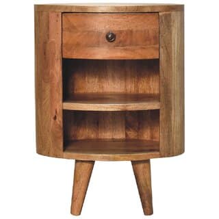 Cortez Oak-ish Bedside