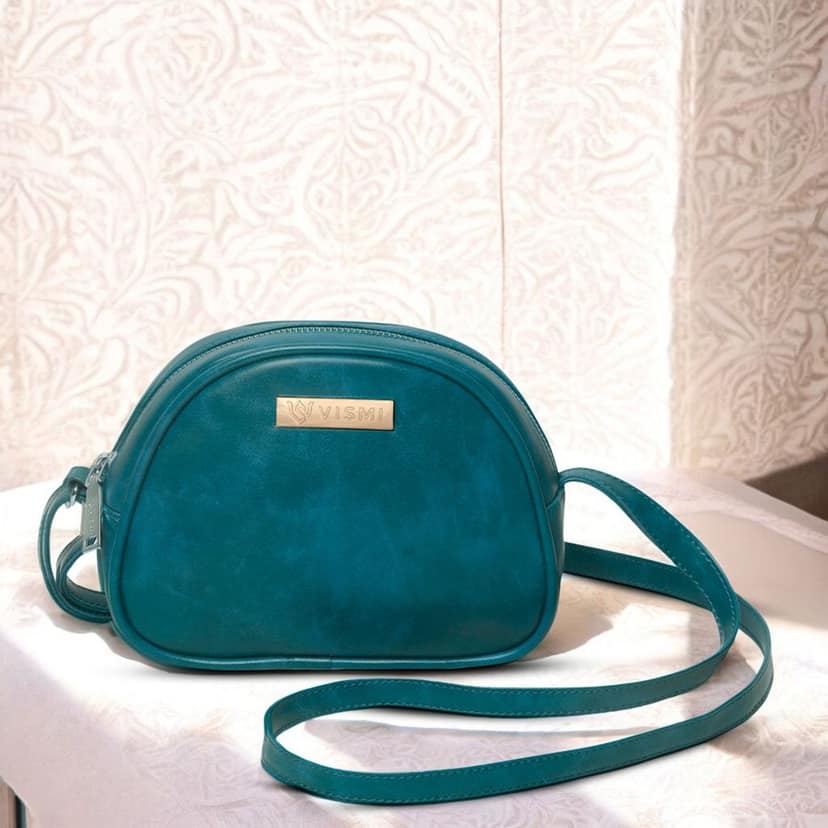 VISMIINTREND Stylish Crossbody Sling Bag with Adjustable Strap | Pu Leather Travel Bag | for Women, Girls | Birthday | Anniversary | Diwali Gift view 3