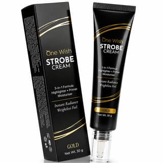Strobe Cream Gold, 30g | 3-in-1 Primer, Highlighter & Moisturizer