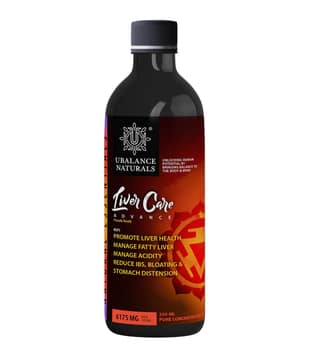 UBALANCE NATURALS Liver Advance Care, 250 ml, No added sugar. High potency.