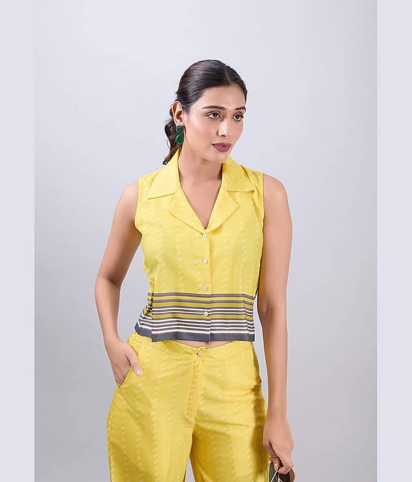 Amarasha Women Printed Top With Trousers Co-Ord Set ( Multicolor ) view 2