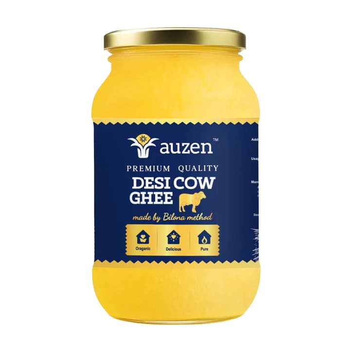 Auzen A2 Cow Ghee 500ml Pure Desi Ghee Made from A2 Cow Milk view 2