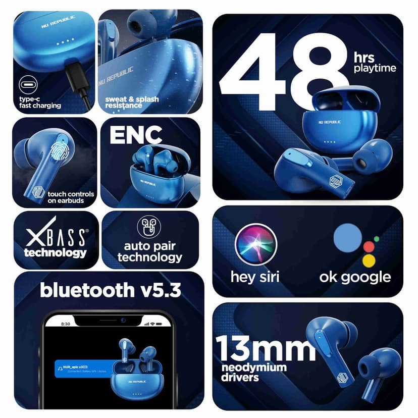 Bass and Pop Speaker & Earbuds Combo view 4