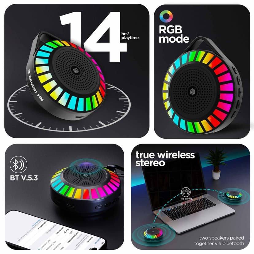 Bass and Pop Speaker & Earbuds Combo view 6