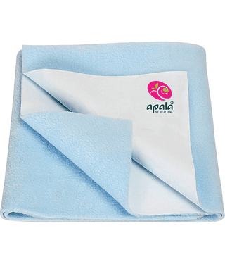 Apala Purple Laminated Bed Protector Sheet ( Pack of 1 )