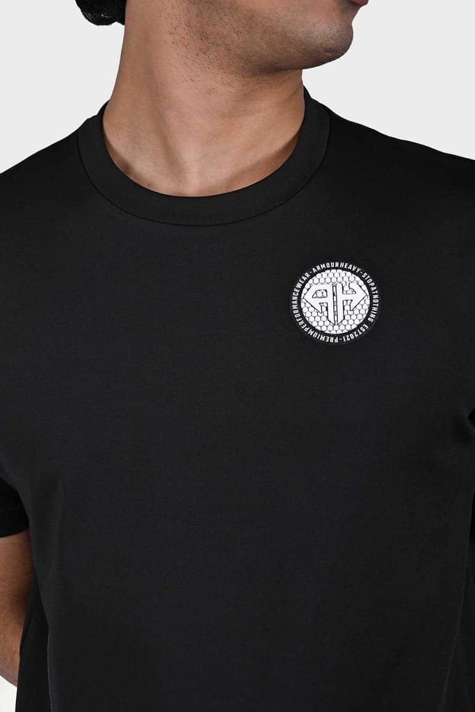 Black AH Pro Crew Neck view 3