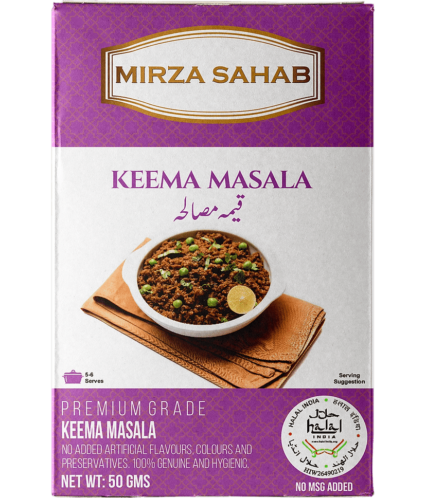 Mirza Sahab Keema Masala Instant Mix 50 gm Pack of 4