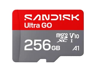 Sandisk SD Ultra Go MicroSD Card UHS-I, Up to 190MB/s, Full HD Video, Memory Card for Android Smartphones, Tablets - 256 GB