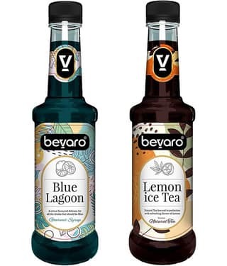 BEVARO Blue Lagoon syrup Cocktail Mix 600 mL