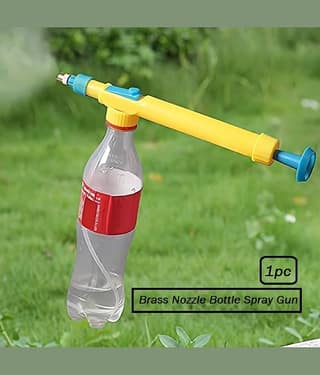 dust n shine Brass Nozzle Bottle Spray Gun Plastic(ABS) Health Faucet (Water Sprayer)