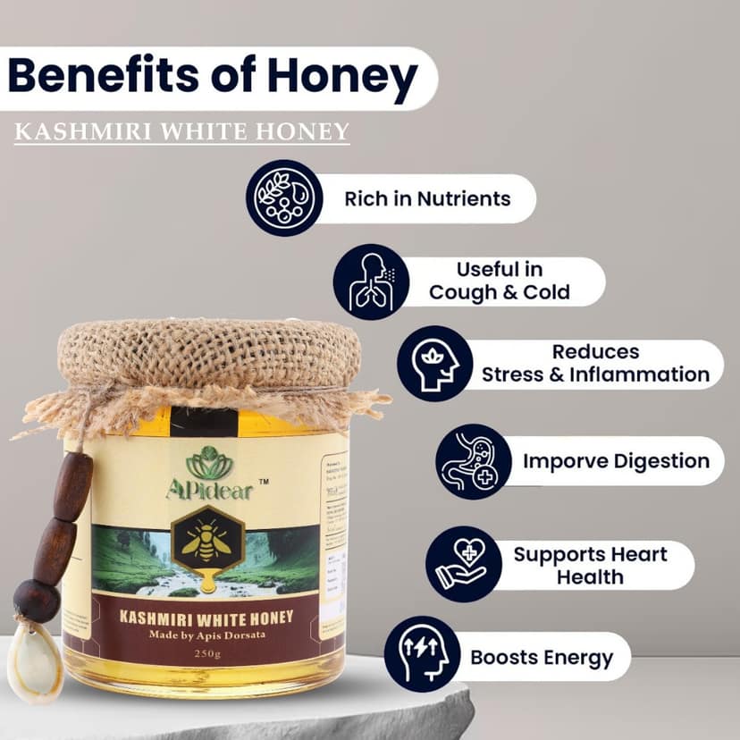 Kashmiri White Honey 250gm view 5