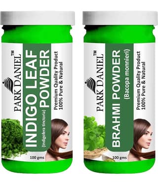 Park Daniel Indigo Leaf & Brahmi Powder Hair Mask 200 g Pack of 2