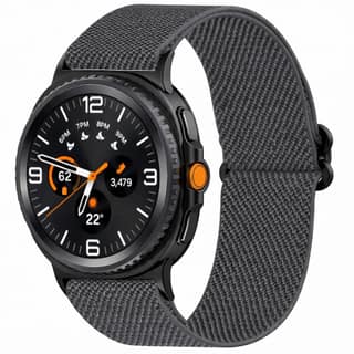 ZAPPER Elastic Nylon Watch Strap Compatible with Samsung Watch 8 & Watch 8 Classic – Breathable Stretchable Band with Metal Connectors, Comfortable Sport Loop for Men & Women