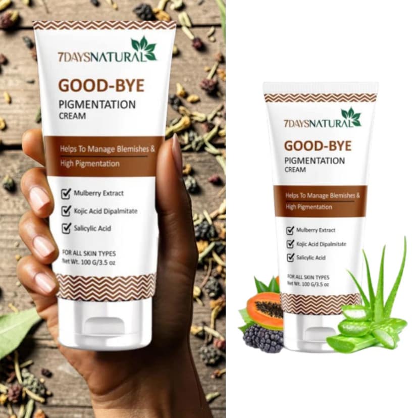 Elegantra Naturavives Dermatologically Tested Advanced Formula for Dark Spots, Hyperpigmentation, Melasma & Blemish-Free Skin - Goodbye Pigmentation Cream (100g) Pack of 1 view 2