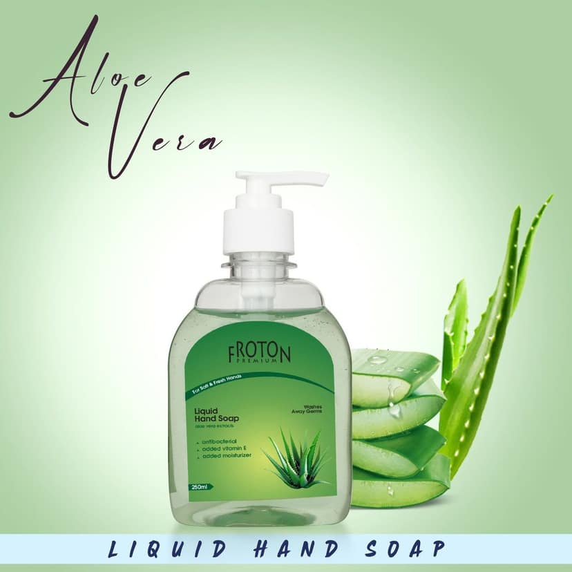 Froton Handwash Gel Aloevera 250ml Pack of 2 view 3