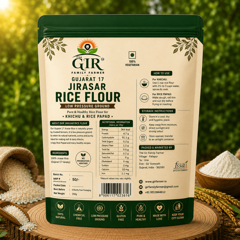 Organic Gujarat 17 Jirasar Rice Flour view 2