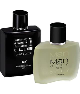 CFS Code Black & Man Only Black EDP Long Lasting Perfume