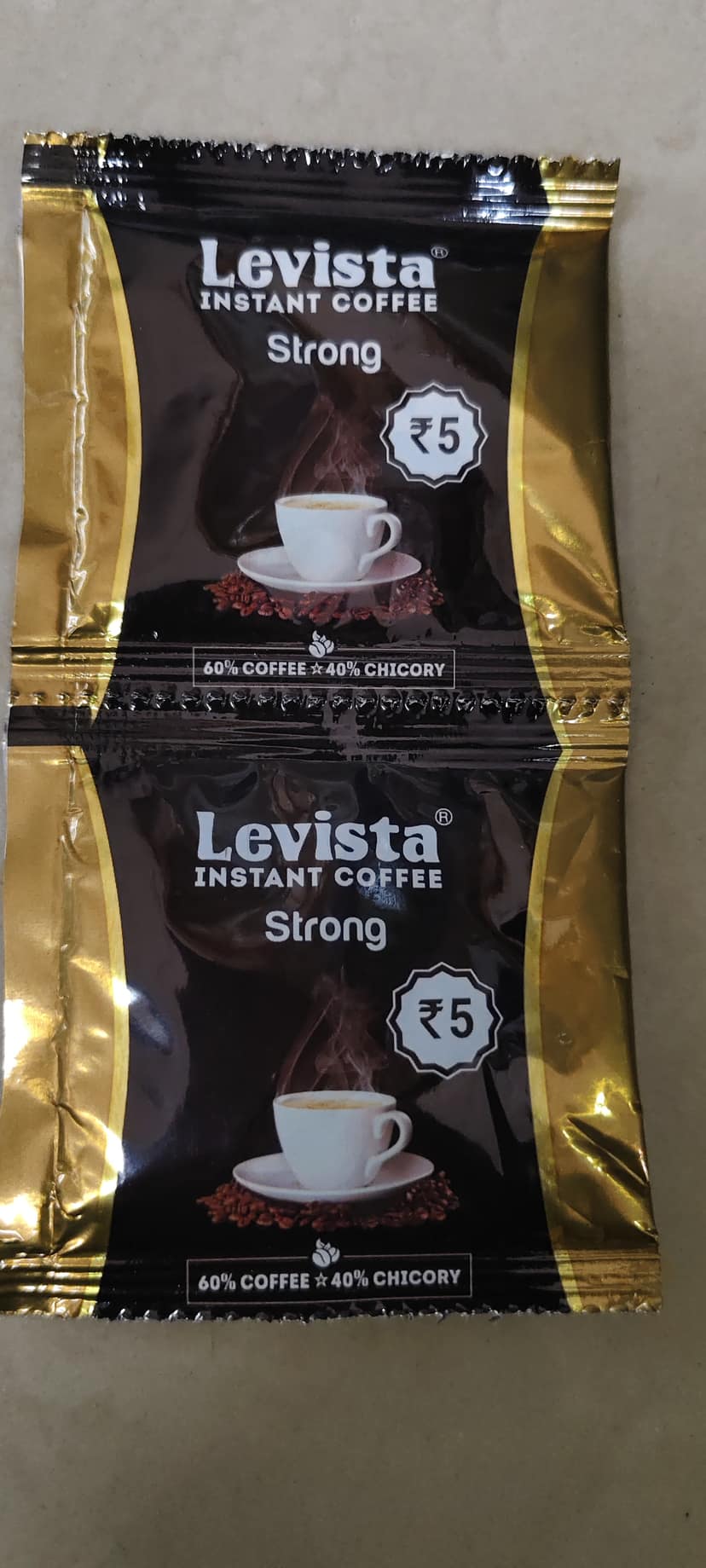 Levista instant coffee strong