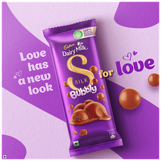 Cadbury Dairy Milk Silk Bubbly Chocolate Bar - 50 Gm