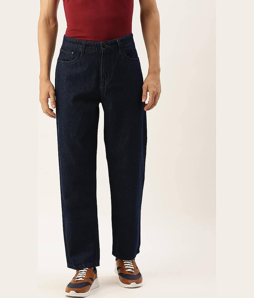 Bene Kleed Men Pure Cotton Relaxed Fit Jeans