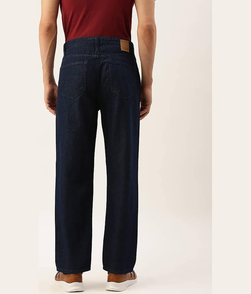 Bene Kleed Men Pure Cotton Relaxed Fit Jeans view 3
