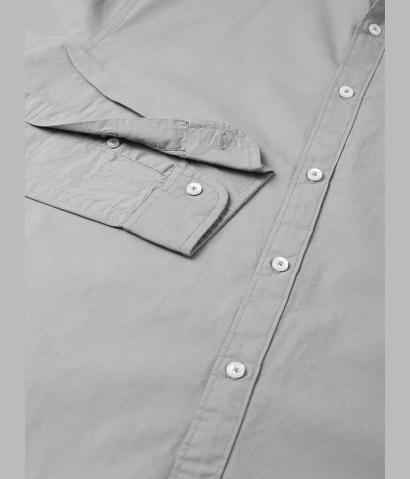 Dennis Lingo - White 100% Cotton Slim Fit Men's Casual Shirt ( Pack of 1 ) view 3