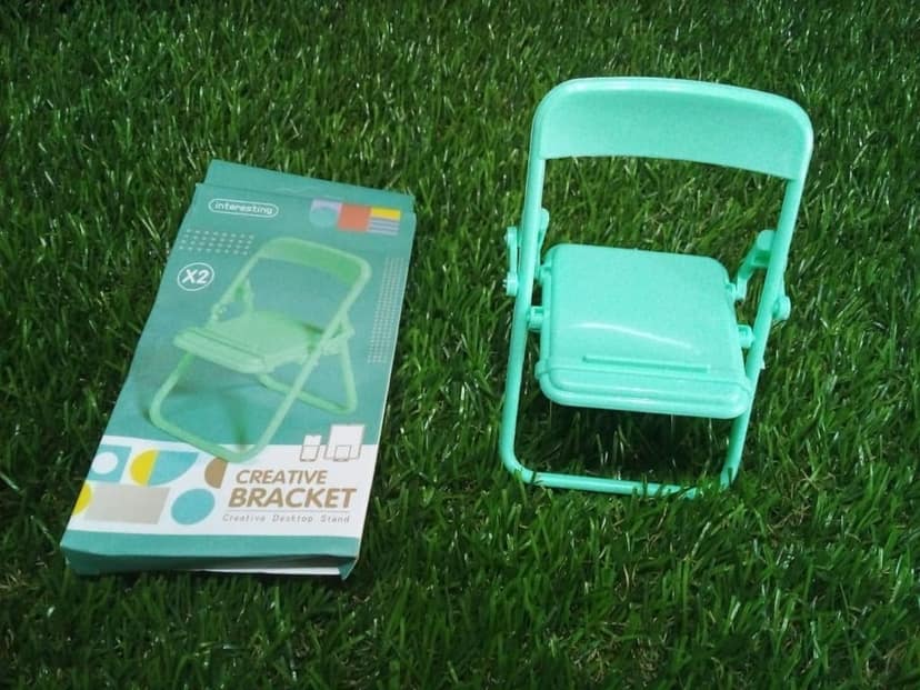 1 Pc Chair Stand With Box As A Mobile Stand For Holding And Supporting Mobile Phones Easily. view 6