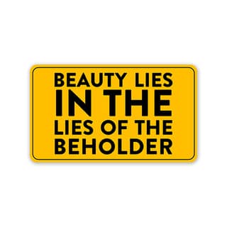 Beauty Car Sticker