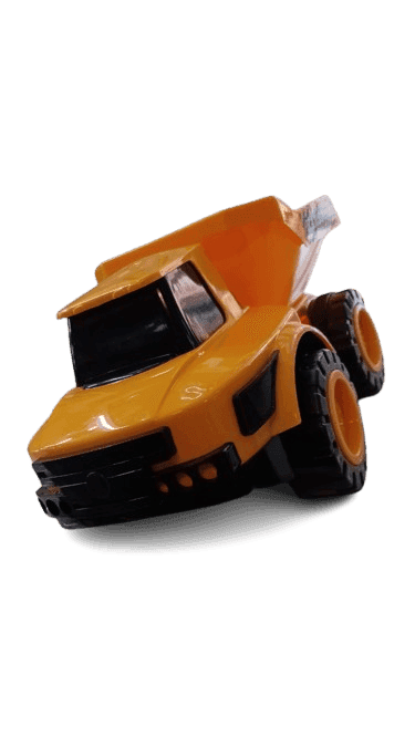 Kids & Jerry Friction Powered Dumper Truck Toy for Kids - Unbreakable Construction Vehicle Toy for Boys & Girls (Yellow) view 2