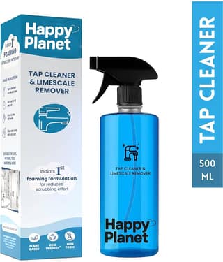 Happy Planet Tap Cleaner & Limescale Remover India’s 1st Foaming Formulation
