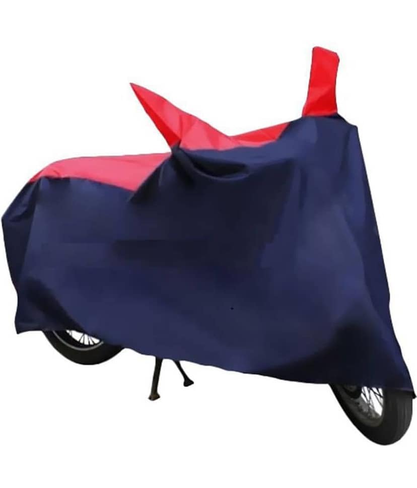 AutoRetail Dust Proof Two Wheeler Polyster Cover for Yamaha FZ S Ver 2.0 (Mirror Pocket, Red and Blue Color) view 2
