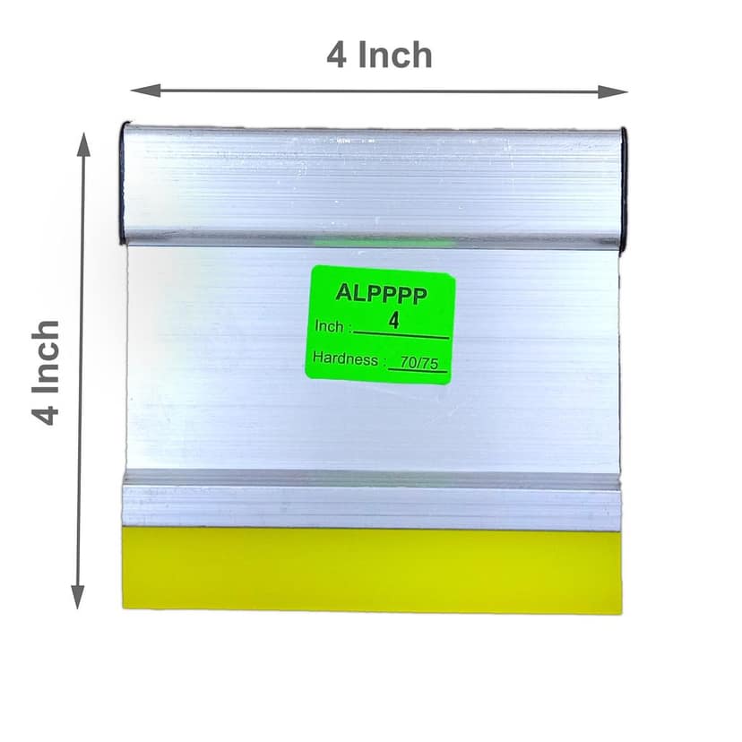 MrKrafts 4 Inch Aluminium Squeegee Blade for Screen Printing view 2