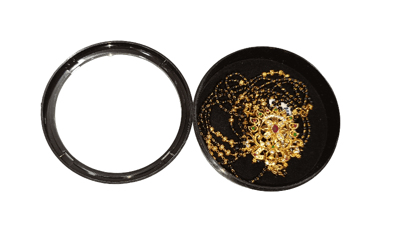 Elegant Multi-Strand Black Beads view 3