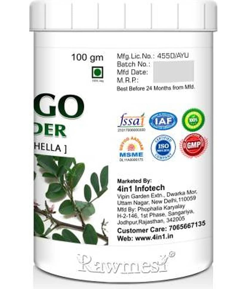 rawmest Natural Indigo Powder 100 gm Vitamins Powder view 2